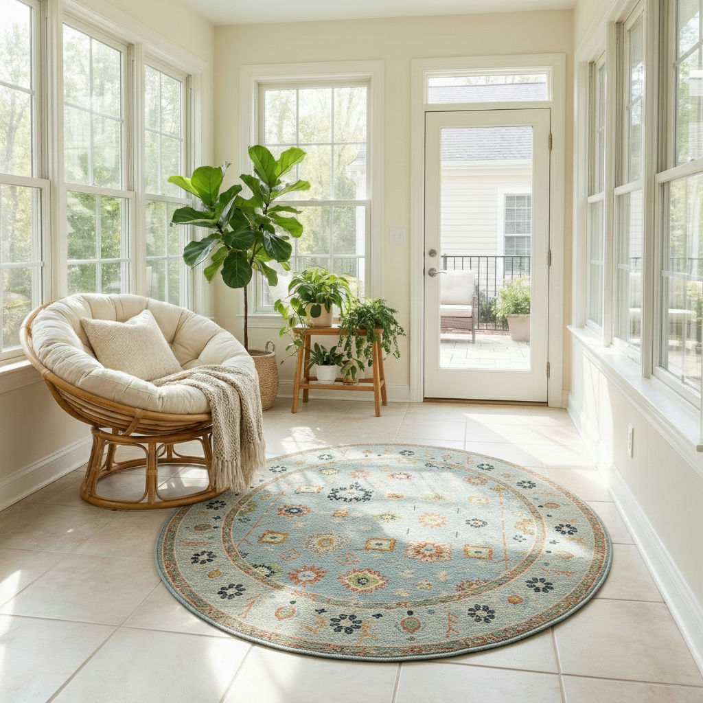 ELAVENYA - Hand Knotted Oushak Carpet
